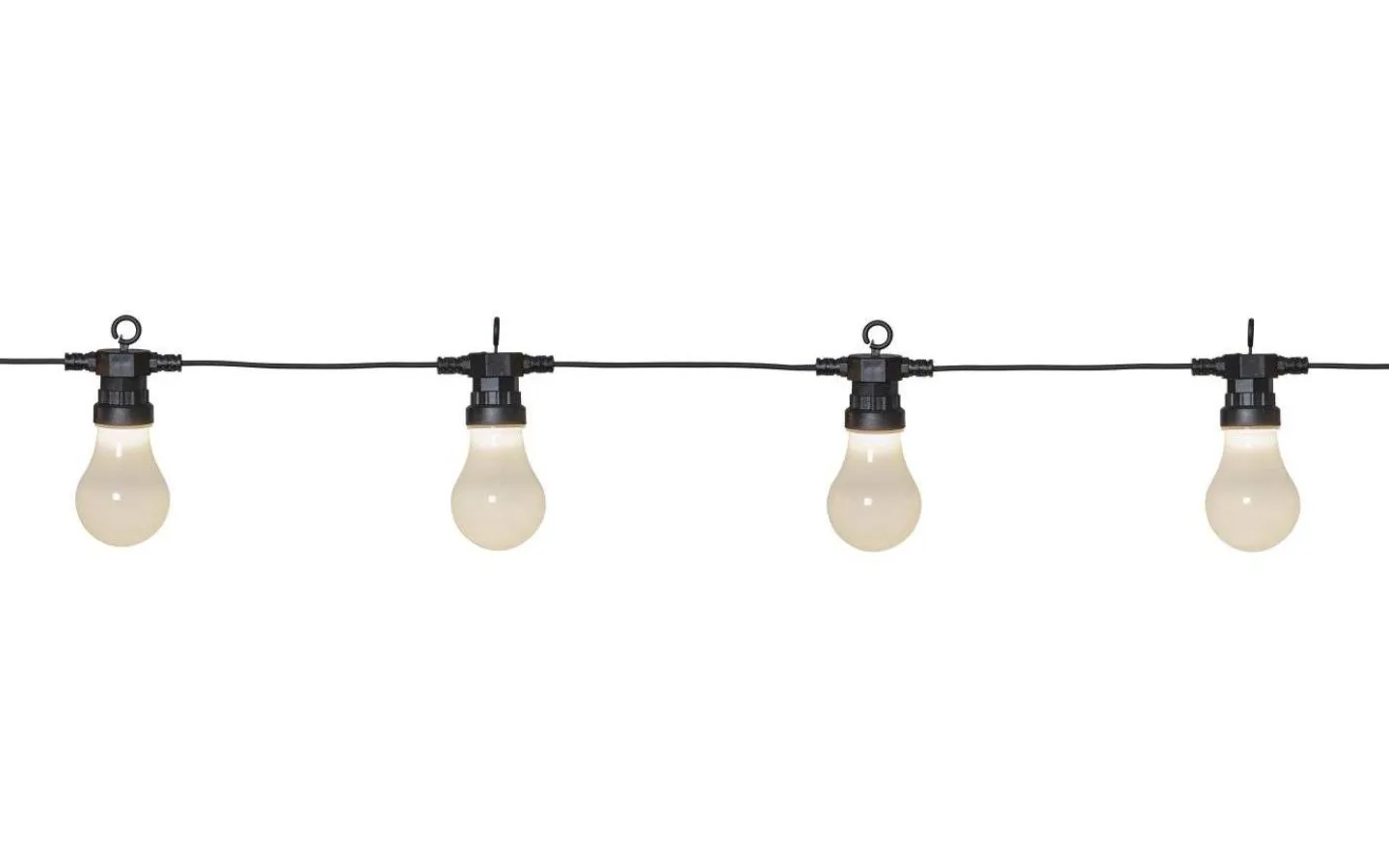 Partyslingor Utomhus 230V|Partyslingor Utomhus 230V<Star Trading Circus Ljusslinga 4m 10L Opal Svart IP44