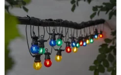 Circus Mini Ljusslinga 8,55m 20L Färgmix Svart IP44