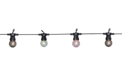 Star Trading Circus Mini Ljusslinga 8,55m 20L Färgmix Svart IP44* Partyslingor Utomhus 230V|Partyslingor Utomhus 230V