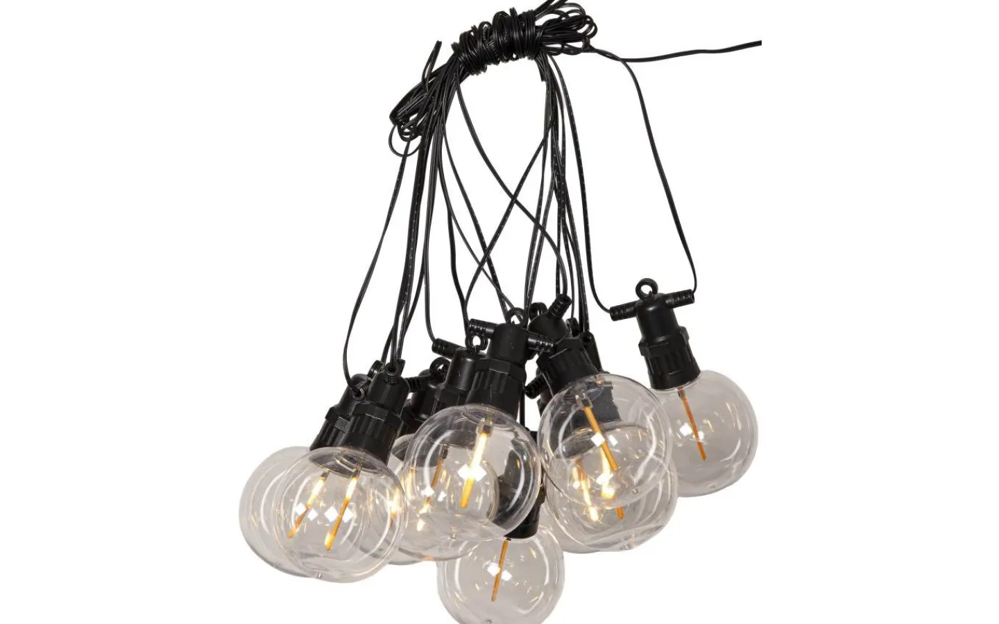 Partyslingor Utomhus 230V|Partyslingor Utomhus 230V<Star Trading Circus Nevada Ljusslinga 4,5m 10L IP44