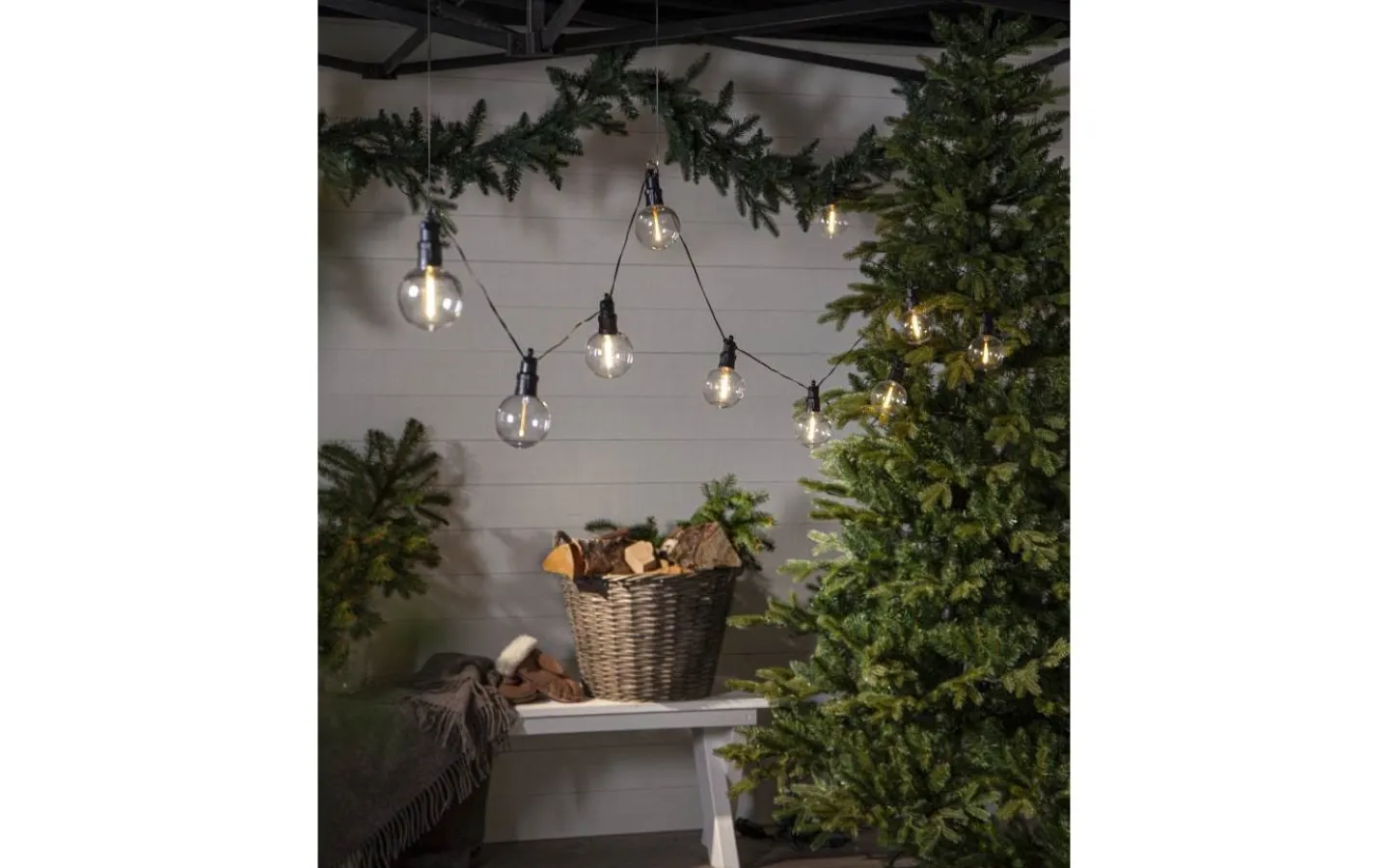 Partyslingor Utomhus 230V|Partyslingor Utomhus 230V<Star Trading Circus Nevada Ljusslinga 4,5m 10L IP44