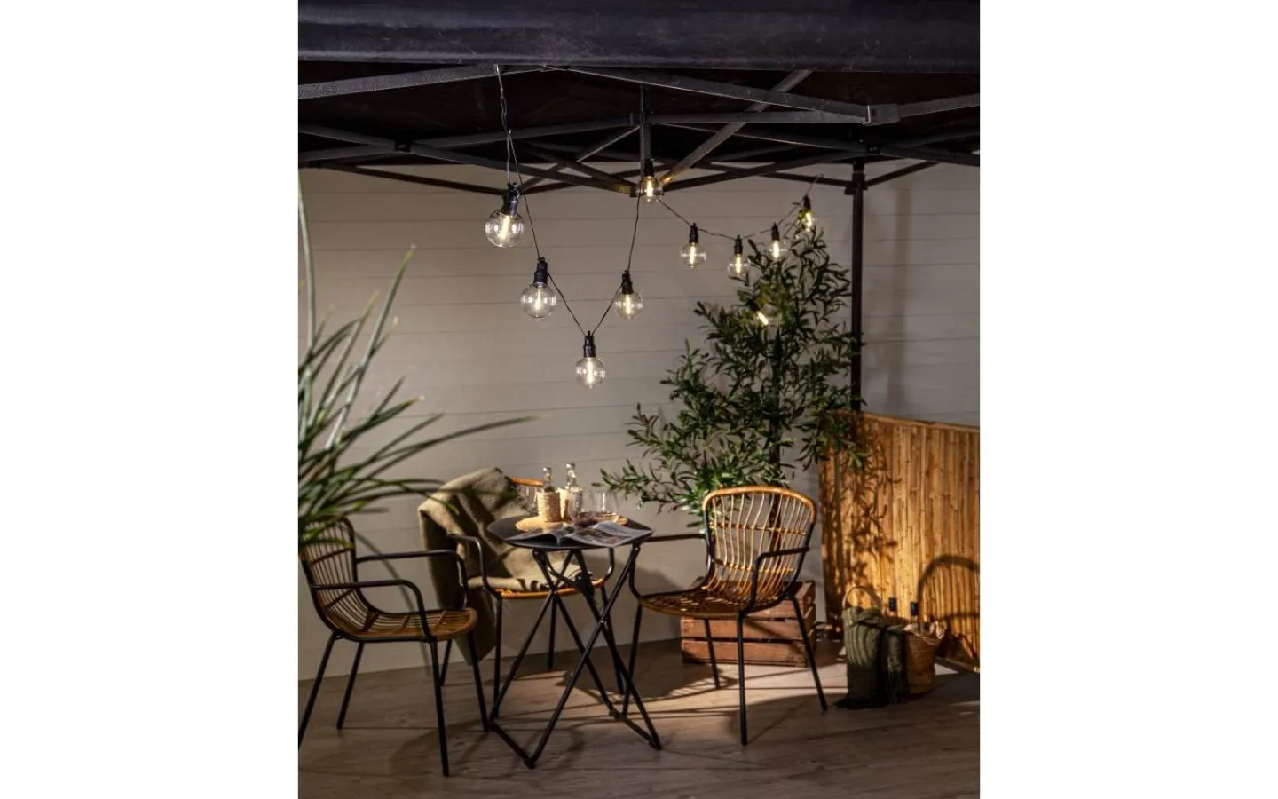 Partyslingor Utomhus 230V|Partyslingor Utomhus 230V<Star Trading Circus Nevada Ljusslinga 4,5m 10L IP44