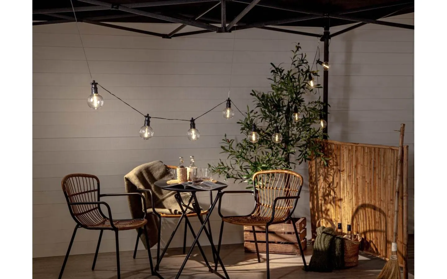 Partyslingor Utomhus 230V|Partyslingor Utomhus 230V<Star Trading Circus Nevada Ljusslinga 4,5m 10L IP44