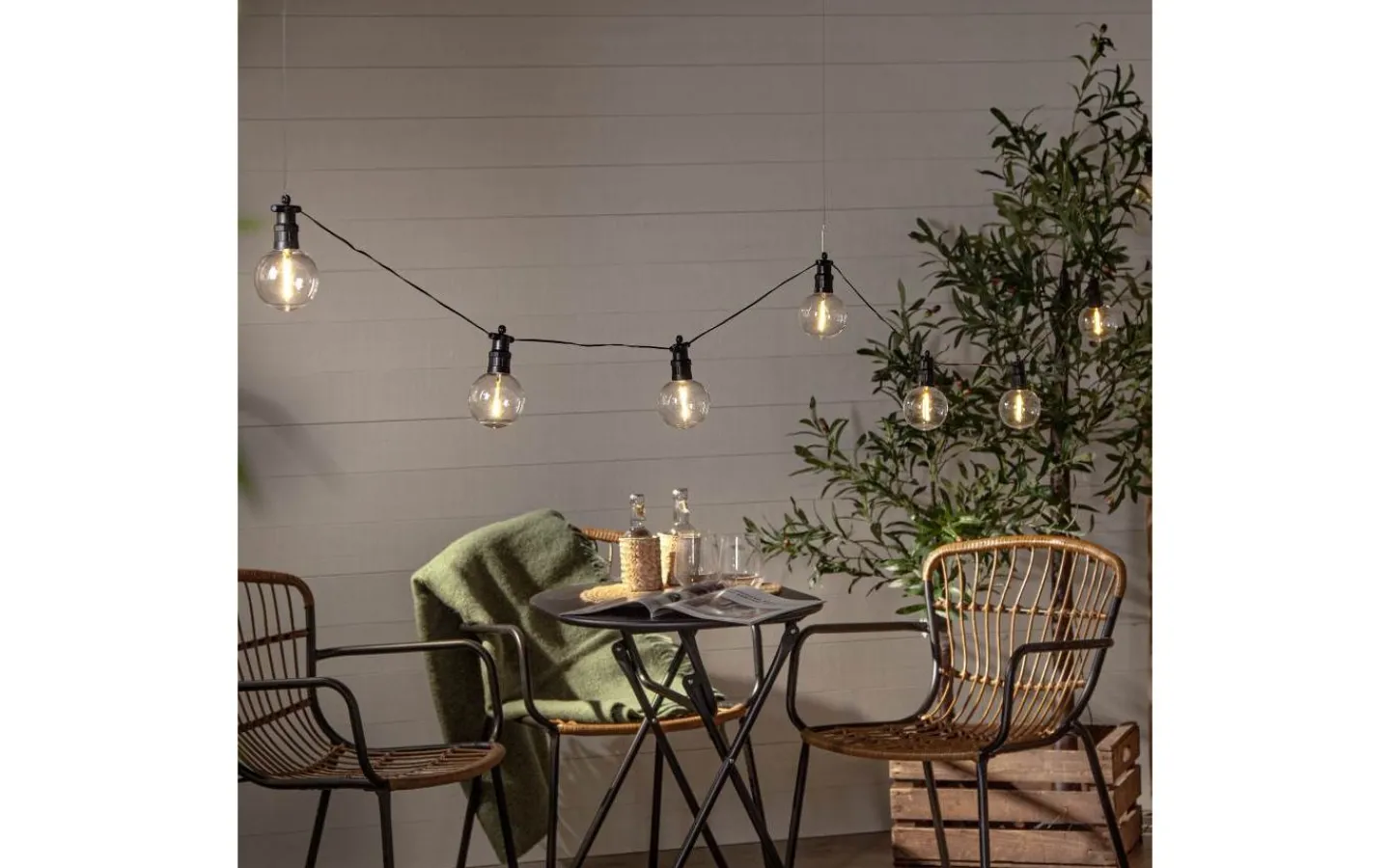 Partyslingor Utomhus 230V|Partyslingor Utomhus 230V<Star Trading Circus Nevada Ljusslinga 4,5m 10L IP44