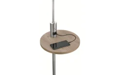 Trio Lighting Claas Golvlampa E27 borstat stål* Golvlampor|Golvläslampor