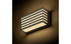 Vägglampor Utomhus<Rendl Claire 21 Vägglampa LED 3000K 9W Antracit IP54