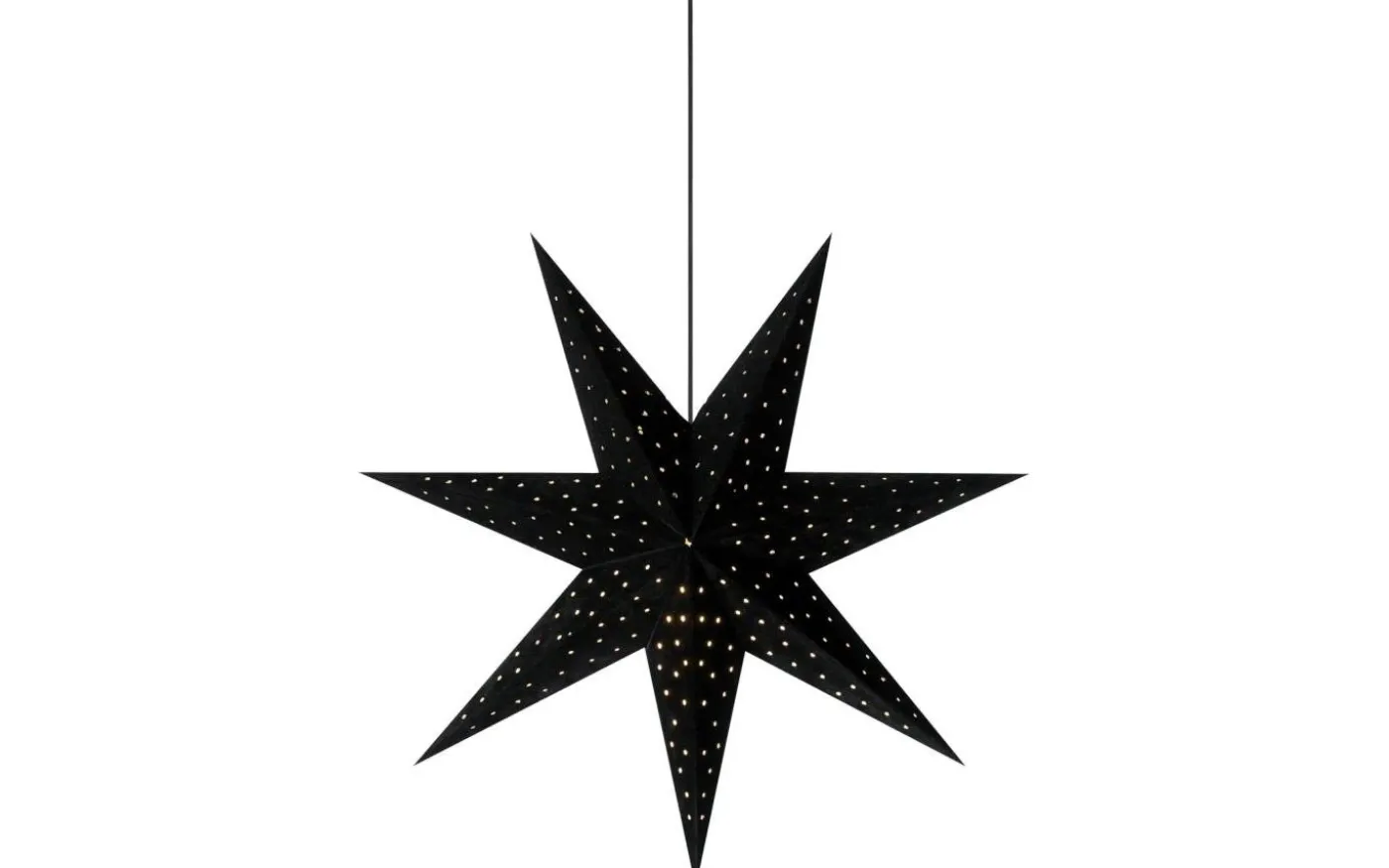 Clara Stjärna 45cm Svart