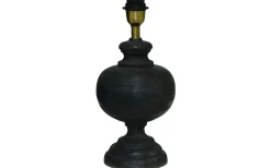 Clark Lampfot 37cm Antik Svart