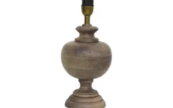 Clark Lampfot 37cm Åldrat Trä