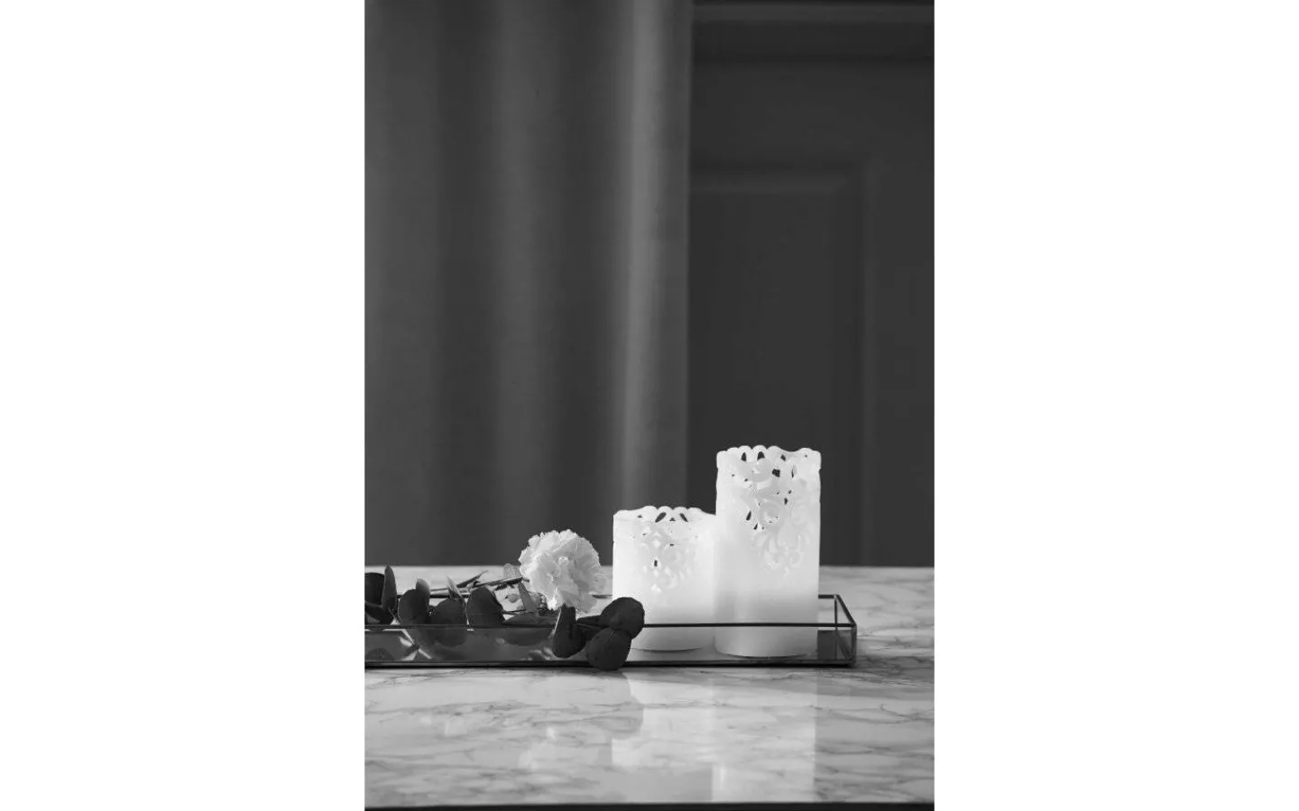 Blockljus Inomhus|Blockljus Inomhus<Star Trading Clary Batteridrivet Blockljus 15cm Vit