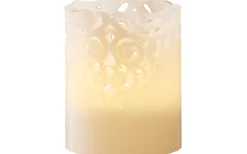 Clary Batteridrivet Blockljus 10cm Vit