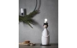 Star Trading Classic Adventsljusstake Lucia 26cm Vit* Lucia|Julpynt Inomhus