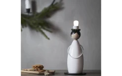 Star Trading Classic Adventsljusstake Lucia 26cm Vit* Lucia|Julpynt Inomhus