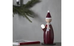 Lucia|Julpynt Inomhus<Star Trading Classic Adventsljusstake Tomtenisse 28cm Röd