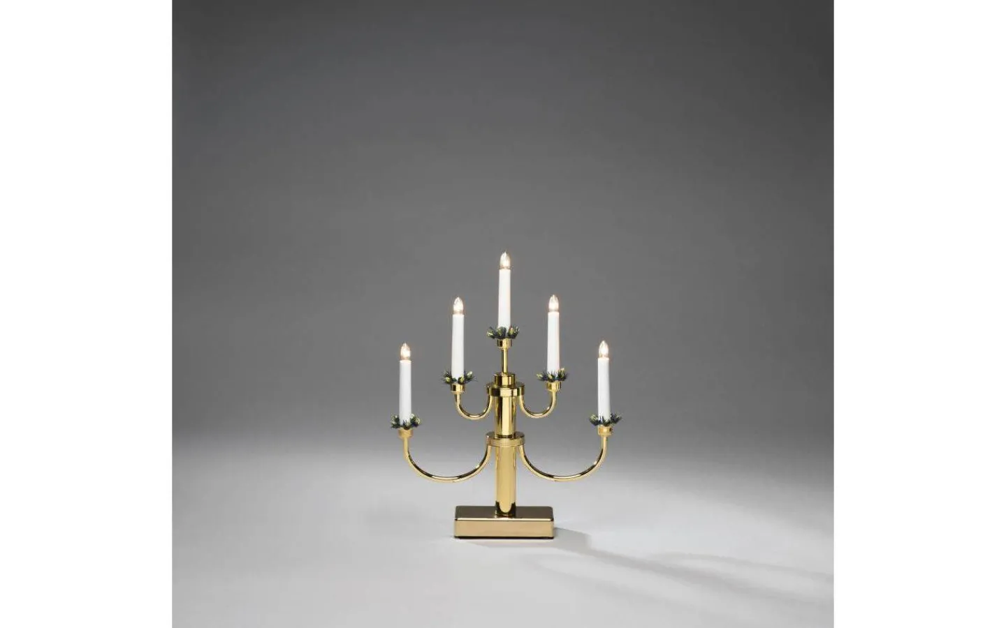 Konstsmide Classic Adventsljusstake 41cm Mässing* Visa Alla Adventsljusstakar|Adventsljusstakar 31-60 Cm