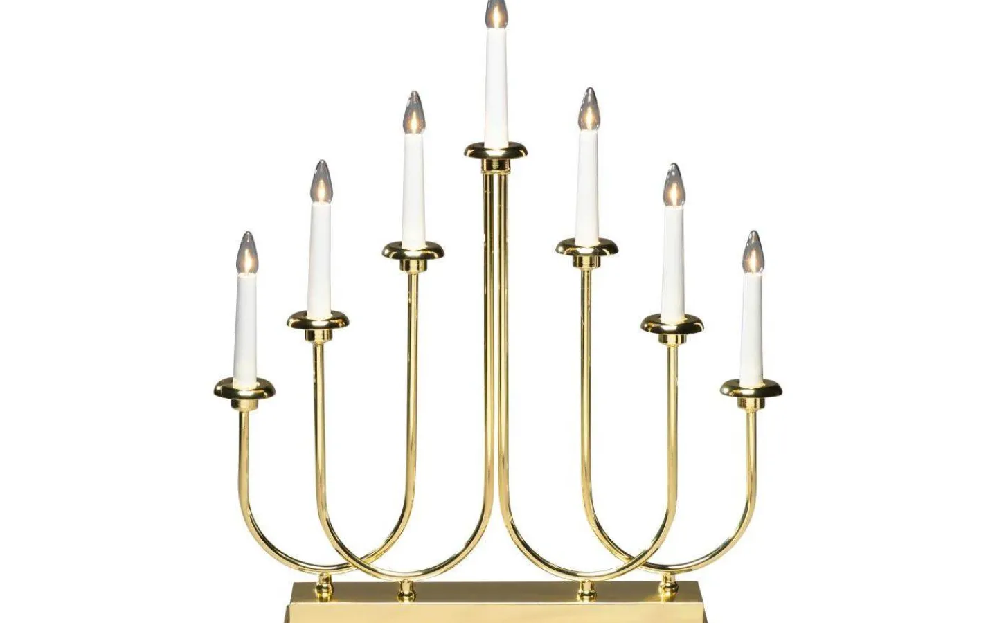 Visa Alla Adventsljusstakar|Adventsljusstakar 31-60 Cm<Konstsmide Classic Adventsljusstake 53cm Mässing