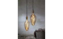 Sladdställ Med Sockel<Star Trading Classical Sladdställ Mässing E27 3,5m Textilkabel