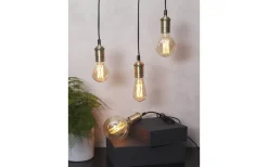 Sladdställ Med Sockel<Star Trading Classical Sladdställ Mässing E27 3,5m Textilkabel