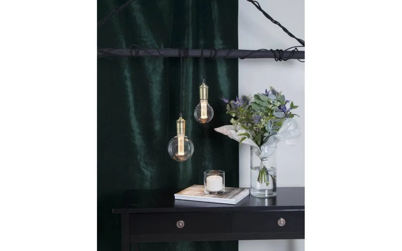 Classical Sladdställ Oxid E27 3,5m Textilkabel