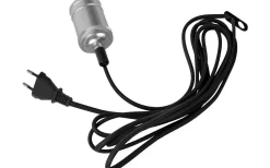 Sladdställ Med Sockel<Star Trading Classical Sladdställ Zink E27 3,5m Textilkabel