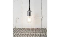 Sladdställ Med Sockel<Star Trading Classical Sladdställ Zink E27 3,5m Textilkabel