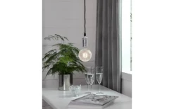 Sladdställ Med Sockel<Star Trading Classical Sladdställ Zink E27 3,5m Textilkabel