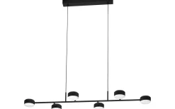 Avlånga Taklampor<Eglo Clavellina Taklampa 120cm LED 3000K 6x7W Svart