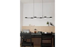 Avlånga Taklampor<Eglo Clavellina Taklampa 120cm LED 3000K 6x7W Svart