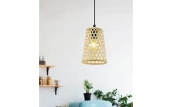 Fönsterlampor<Eglo Claverdon Fönsterlampa 18cm Svart/Natur