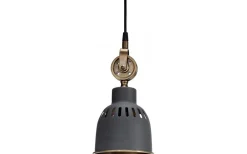 Kök & Matplats|Fönsterlampor<PR Home Cleveland Tak-/Fönsterlampa 14cm Grå/Mässing