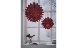 Clipp Julstjärna 40cm Röd