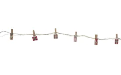 Batteri Julpynt Inomhus<Star Trading Clippy Advent Ljusslinga 2,4m Multifärgad Varmvit