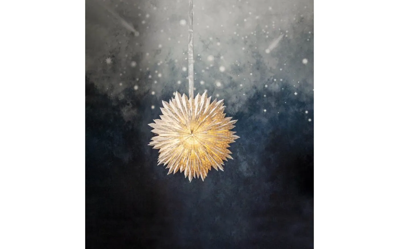 Cloud Pappersstjärna 60cm Vit