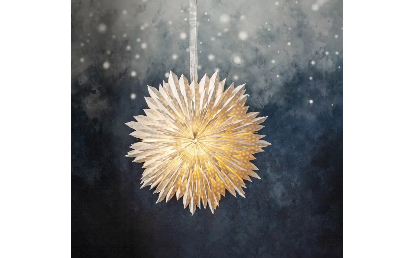 Cloud Pappersstjärna 60cm Vit