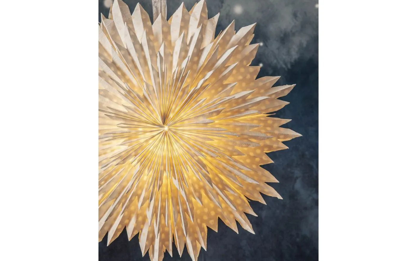 Cloud Pappersstjärna 60cm Vit