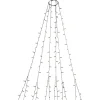 Konstsmide Cluster Julgransslinga 1,8m Frost Varmvit, Timerfunktion IP44* Julgransbelysning