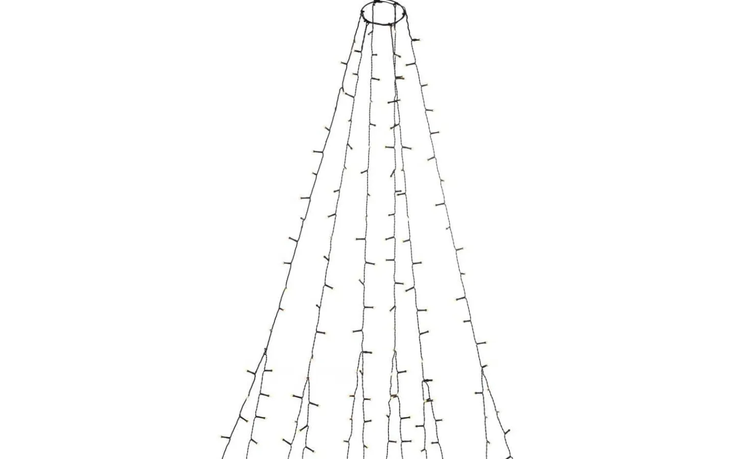Konstsmide Cluster Julgransslinga 1,8m Frost Varmvit, Timerfunktion IP44* Julgransbelysning