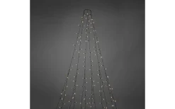 Konstsmide Cluster Julgransslinga 1,8m Frost Varmvit, Timerfunktion IP44* Julgransbelysning