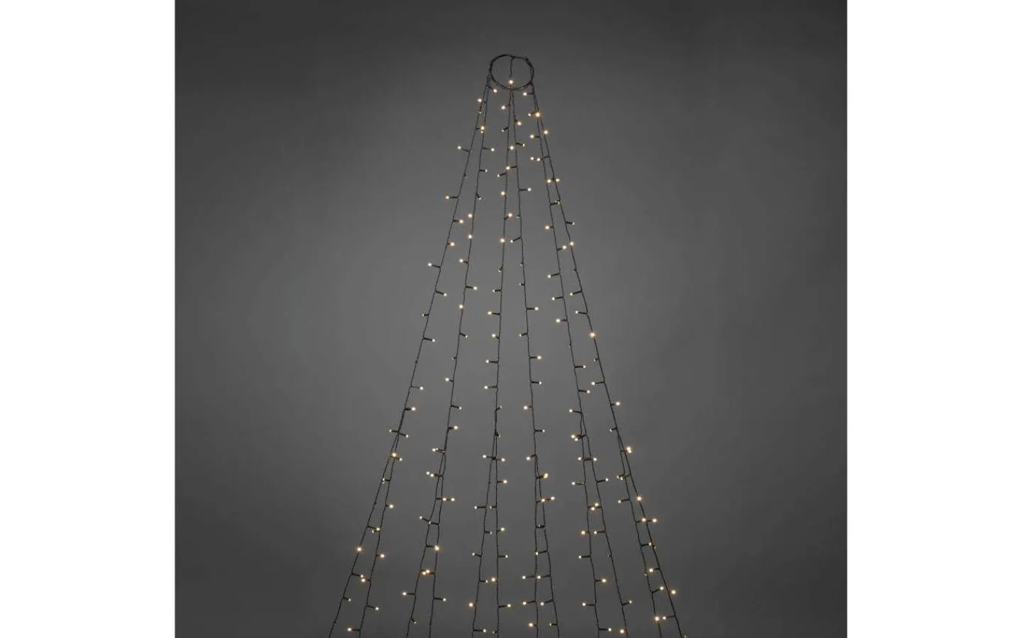 Konstsmide Cluster Julgransslinga 1,8m Frost Varmvit, Timerfunktion IP44* Julgransbelysning