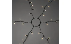 Konstsmide Cluster Julgransslinga 1,8m Frost Varmvit, Timerfunktion IP44* Julgransbelysning