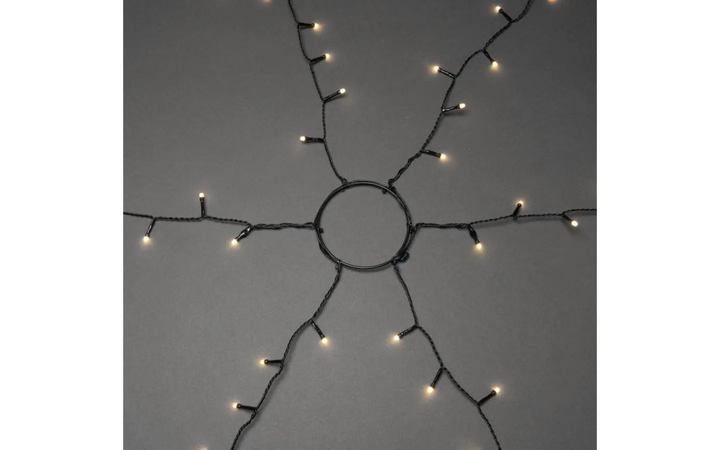 Konstsmide Cluster Julgransslinga 1,8m Frost Varmvit, Timerfunktion IP44* Julgransbelysning