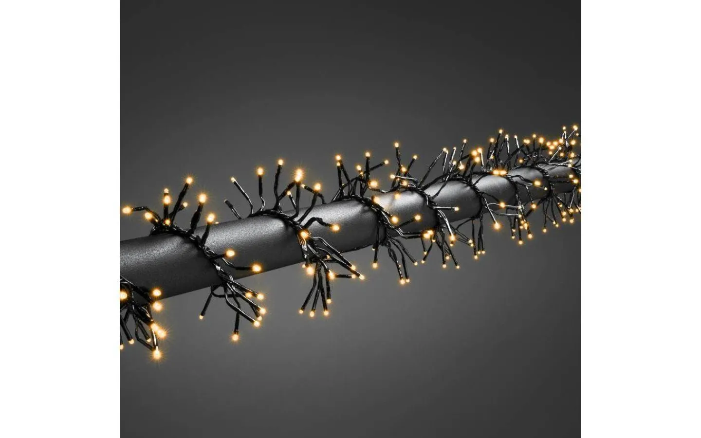 Konstsmide Cluster Ljusslinga 7,2m Amber APP IP44* Ljusslingor Utomhus