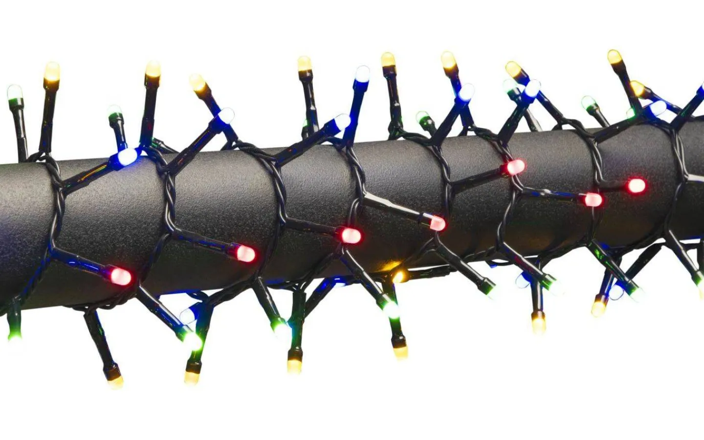 Ljusslingor Med Färgade Lampor<Konstsmide Cluster Ljusslinga 33m Frostad Multi IP44