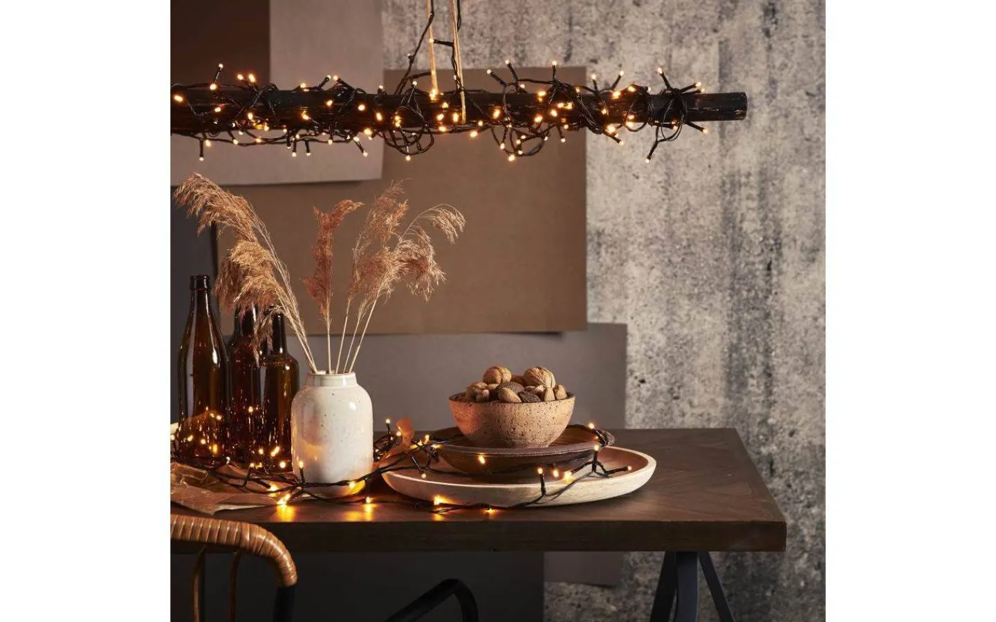 Star Trading Clusterslinga Golden Warm White 16m 800LED IP44* Långa Ljusslingor (11-20M)|Clusterslingor