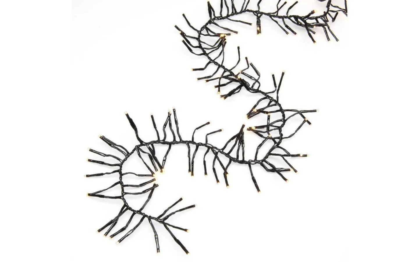 Konstsmide Clusterslinga 2,7m Amber med Chaser IP44* Korta Ljusslingor (1-10M)|Clusterslingor