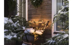 Konstsmide Clusterslinga 2,7m Amber med Chaser IP44* Korta Ljusslingor (1-10M)|Clusterslingor