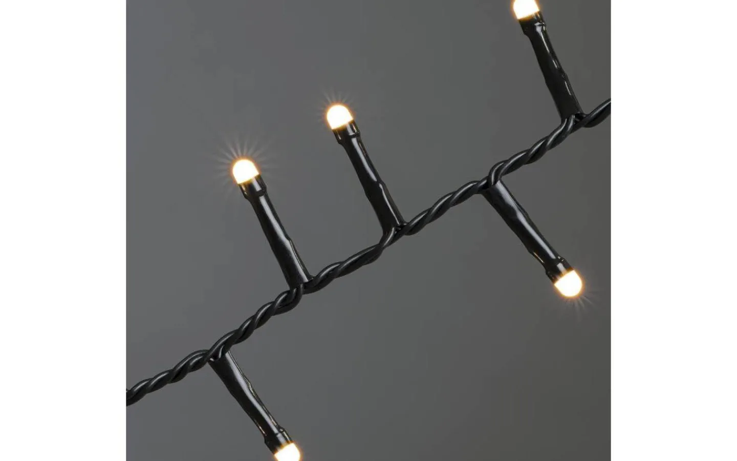 Konstsmide Clusterslinga 43,98m Frost Amber IP44* Långa Ljusslingor (21M+)|Clusterslingor