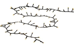 Långa Ljusslingor (21M+)|Clusterslingor<Konstsmide Clusterslinga 21,98m Frost Amber IP44