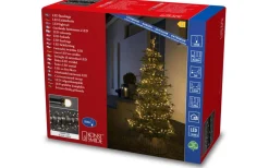 Långa Ljusslingor (21M+)|Clusterslingor<Konstsmide Clusterslinga 21,98m Frost Amber IP44