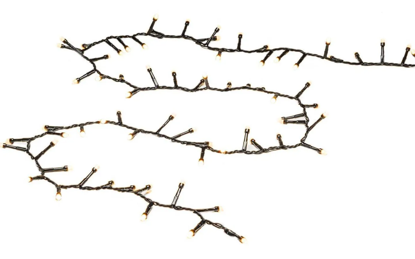 Konstsmide Clusterslinga 13,18m Frostad Amber IP44* Långa Ljusslingor (11-20M)|Clusterslingor